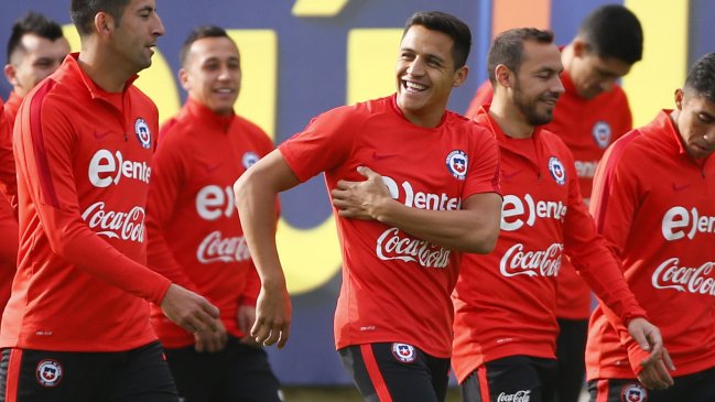 Alexis Sánchez se sumó a los trabajos de la selección chilena para la Copa Centenario