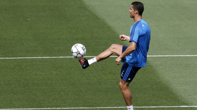 Cristiano Ronaldo entrenó con normalidad y dejó atrás el susto