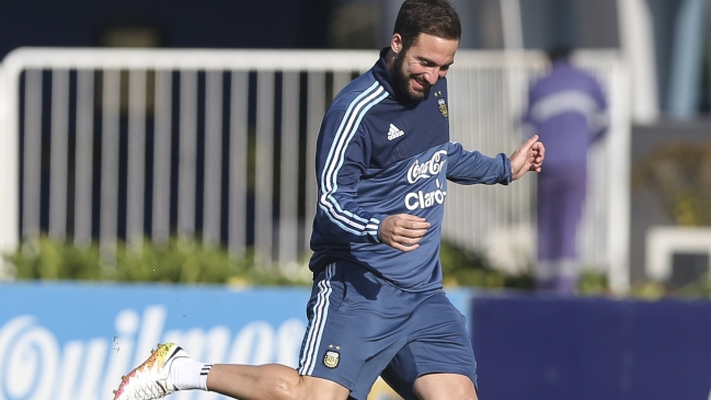 Gonzalo Higuaín: Chile es un rival muy duro para empezar la Copa América