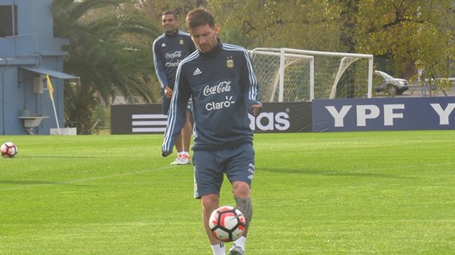 Messi hizo trabajo con balón y Pastore y Agüero siguen lesionados