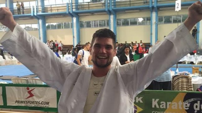 Chileno Rodrigo Rojas se coronó campeón panamericano de karate