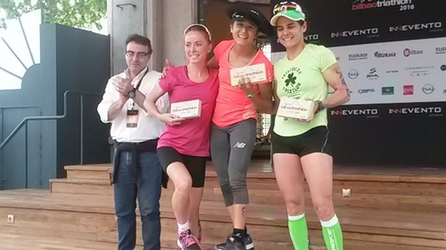 Bárbara Riveros se quedó con el triatlón de Bilbao en su preparación para Río 2016