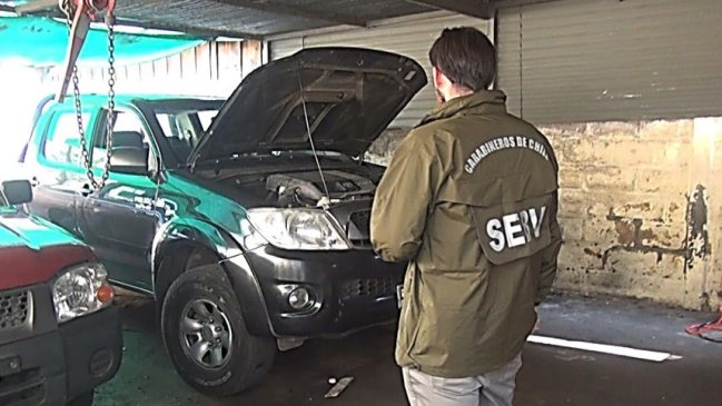 Carabineros desbarató desarmaduría clandestina en La Cisterna