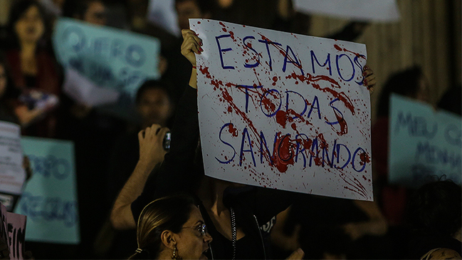 Víctima de violación colectiva: 