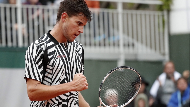 Dominic Thiem llegó por primera vez a los cuartos de final de un Grand Slam
