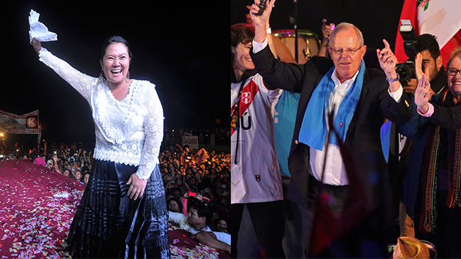 Con acusaciones cruzadas, Fujimori y Kuczynski realizaron encendidos cierres de campañas