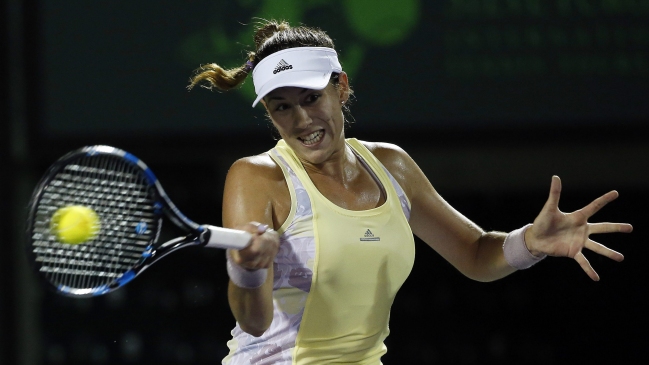Kirsten Flipkens sorprendió a Garbiñe Muguruza y la eliminó en primera ronda en Mallorca