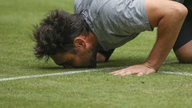 Marcos Baghdatis amargó el debut de Tomas Berdych en el pasto de Halle