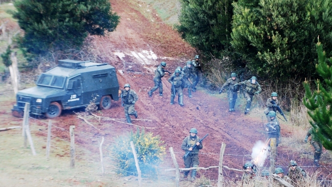 GOPE desarrolla masivos allanamientos a comunidad Temucuicui