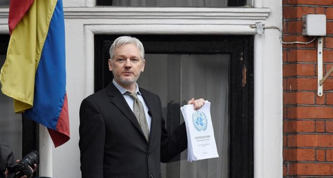 Julian Assange cumplió 4 años refugiado en la embajada de Ecuador en Londres