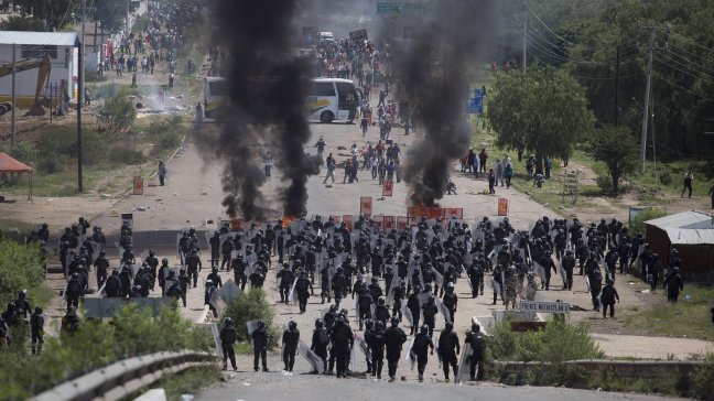 Violenta jornada de protestas de profesores mexicanos dejó seis muertos