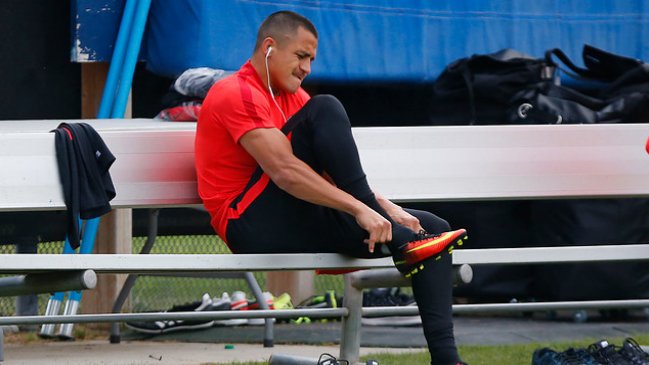 Díaz y Sánchez realizaron trabajo diferenciado en primer entrenamiento de Chile en Chicago