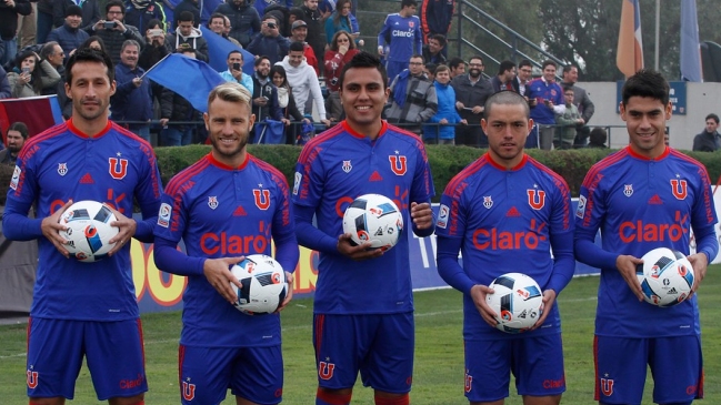 U. de Chile presentó a sus cinco primeros refuerzos para la temporada 2016-2017