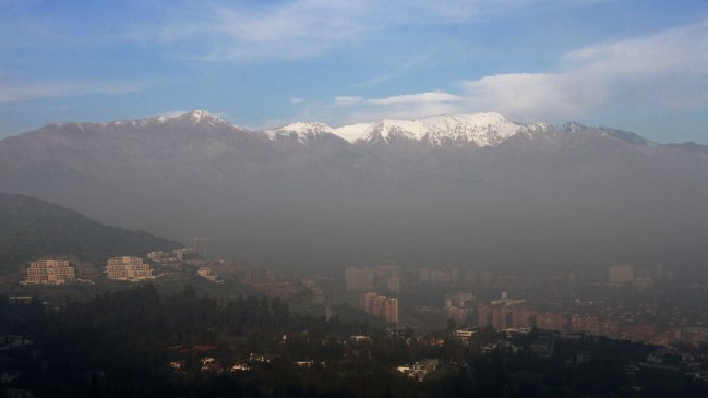 Intendencia Metropolitana decretó nueva preemergencia para este miércoles