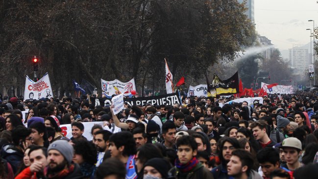 Intendencia Metropolitana autorizó recorrido para marcha estudiantil de este jueves