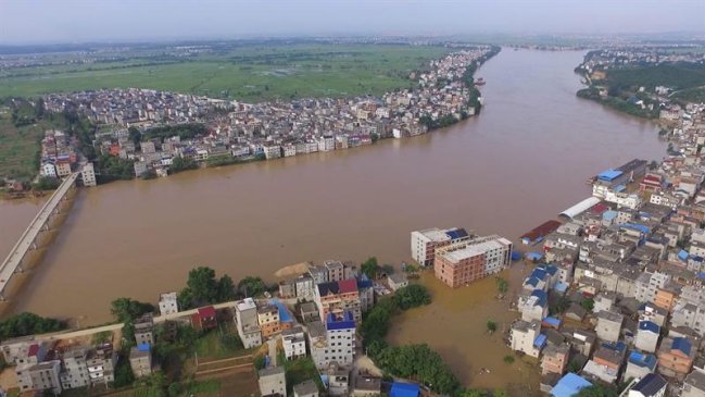Tormentas en provincia china de Jiangsu dejan 78 muertos y 500 heridos