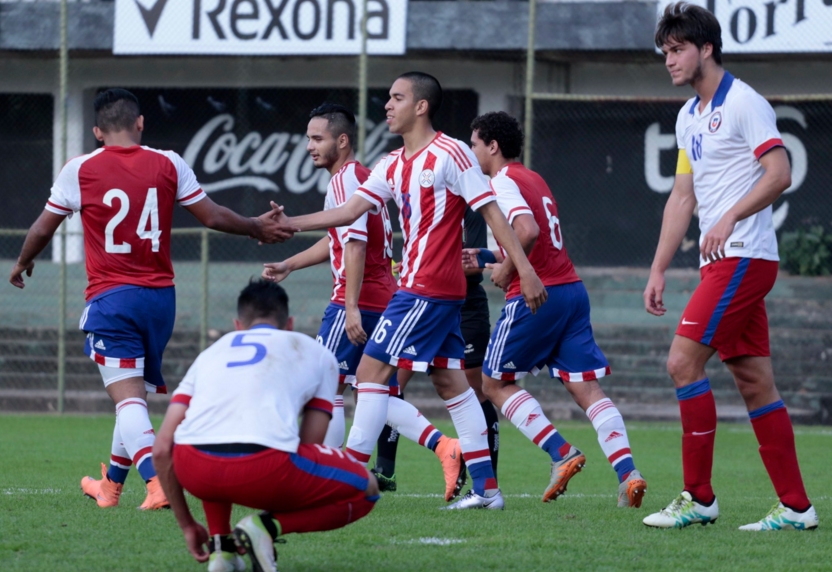 Chile sufrió dura caída ante Paraguay en amistoso sub 20