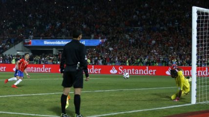   El penal de Alexis Sánchez para darle la primera Copa América a Chile 