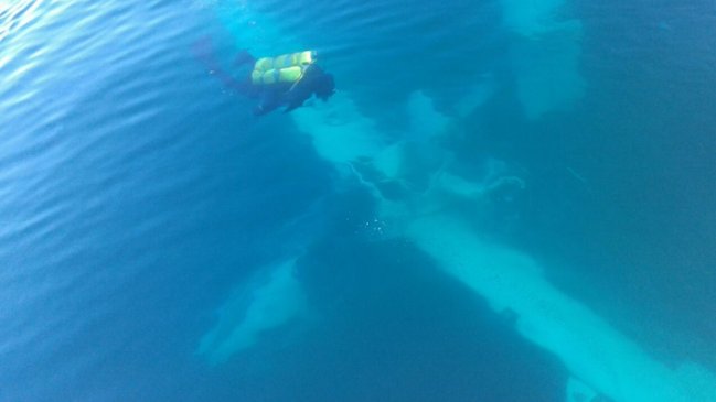 Armada rescató cadáver del piloto de la avioneta que capotó en Chiloé