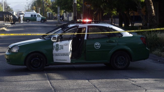 Homicida murió en medio de una persecución policial en San Bernardo
