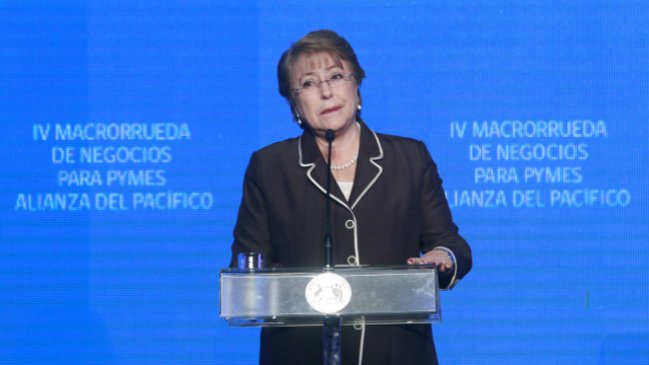 Bachelet: A nivel de la región tenemos el desafío de una mayor integración comercial