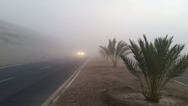 Tormenta de arena causó inconvenientes en Arica este martes