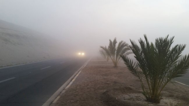 Tormenta de arena causó inconvenientes en Arica este martes