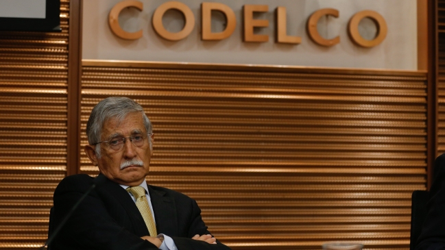 Presidente ejecutivo de Codelco: 