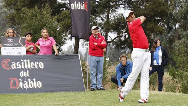 Felipe Aguilar buscará mejorar su actuación en el Abierto de Escocia