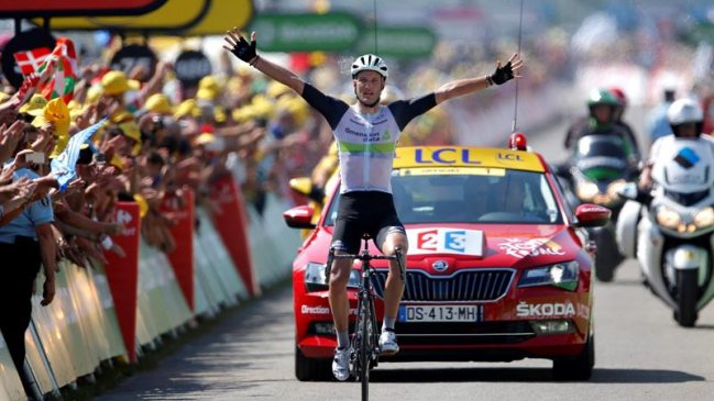 Stephen Cummings lideró la séptima etapa del Tour de Francia