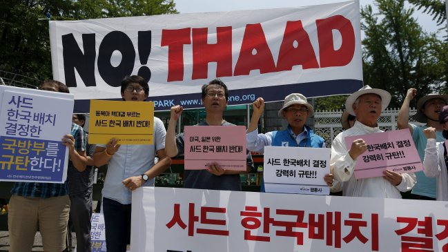 Corea del Sur y Estados Unidos acuerdan despliegue definitivo de escudo antimisiles