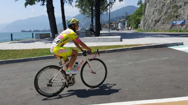 Paola Muñoz se mantuvo entre las 100 mejores del Giro Rosa