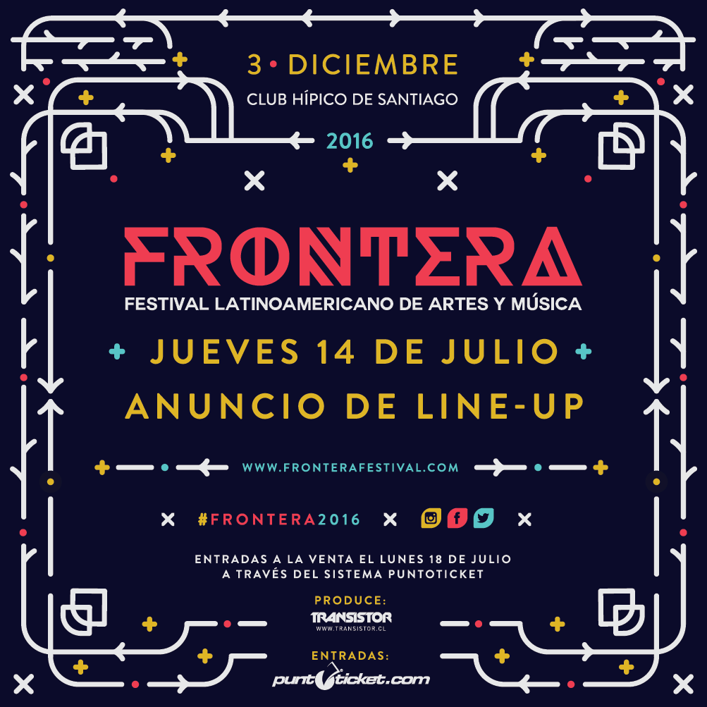 Festival Frontera anuncia fecha y lugar para su cuarta versión
