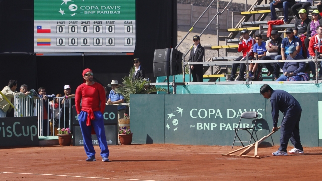 Duelo entre Chile y Colombia por Copa Davis comenzará este sábado