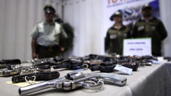 Inscripción de armas aumentó un 20 por ciento durante 2015