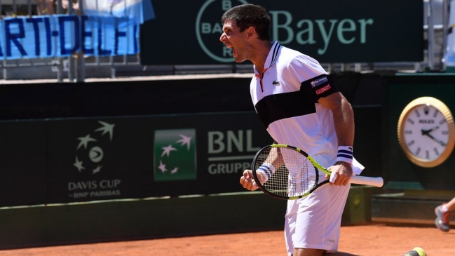 Delbonis ganó el tercer punto ante Italia y metió a Argentina en semis de la Copa Davis