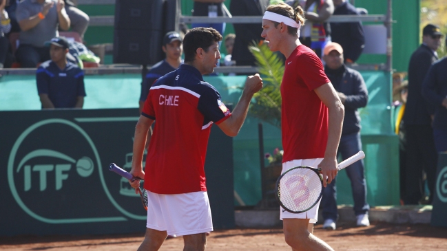 Chile dio el batacazo en el dobles y tomó ventaja en Copa Davis ante Colombia