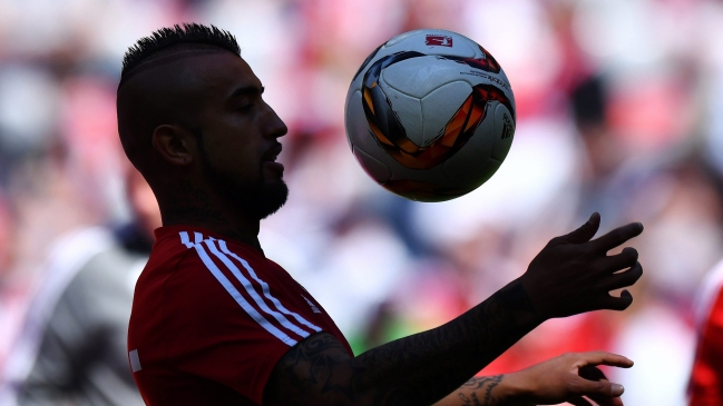 Arturo Vidal llegó a Chicago para sumarse a la pretemporada de Bayern Munich