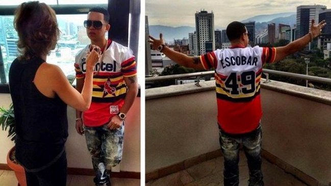 Alcalde de Medellín indignado con reggaetonero por lucir camiseta alusiva a Pablo Escobar