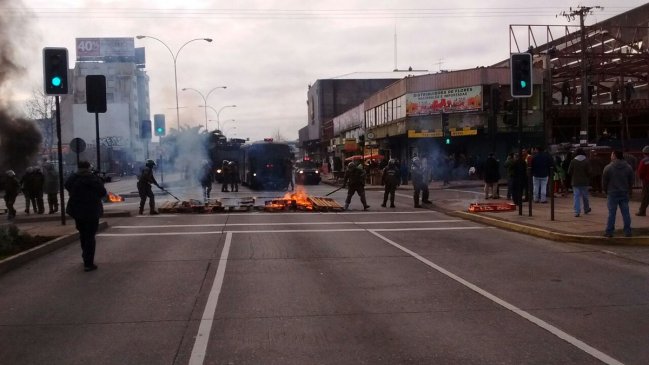 Comerciantes ambulantes de Concepción protestan por ordenanza municipal