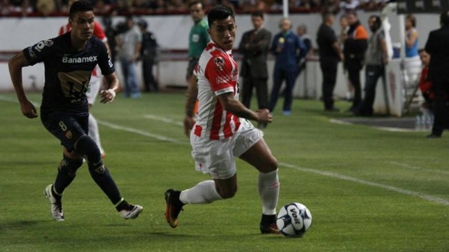 Edson Puch y Marco González anotaron en igualdad de Necaxa ante Pumas