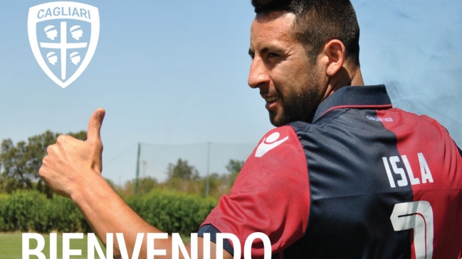 Cagliari hizo oficial el fichaje de Mauricio Isla