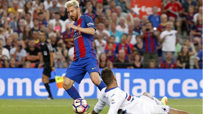 FC Barcelona disputa el trofeo 