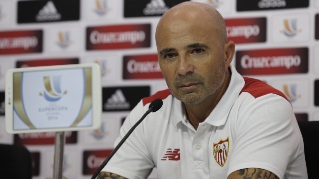 Jorge Sampaoli: La mejor manera de defenderse contra Barcelona es con la pelota
