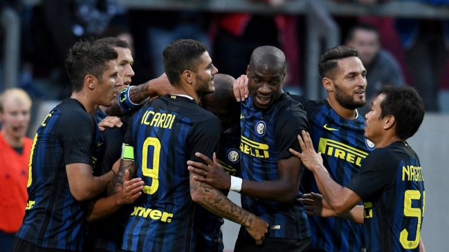 Gary Medel fue titular en el triunfo de Inter de Milán sobre Celtic