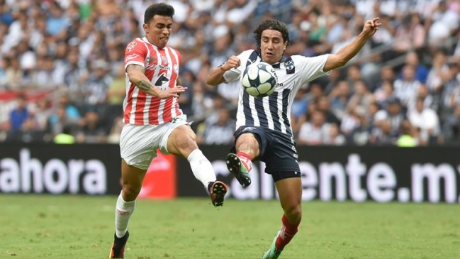 Edson Puch anotó en derrota de Necaxa ante Monterrey en la liga mexicana