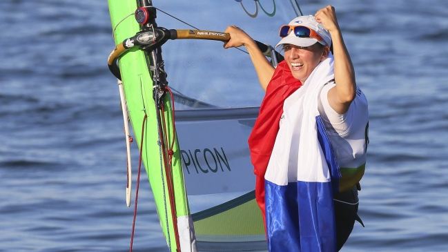 Charline Picon sumó un oro para Francia en la clase RS:X de la vela en Río 2016