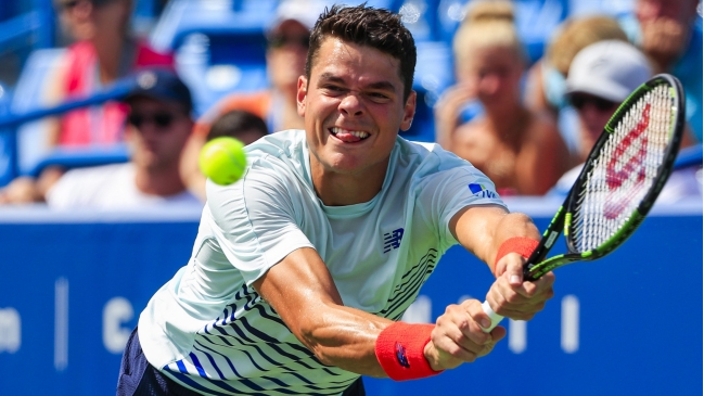 Milos Raonic despachó a John Isner en segunda ronda de Cincinnati