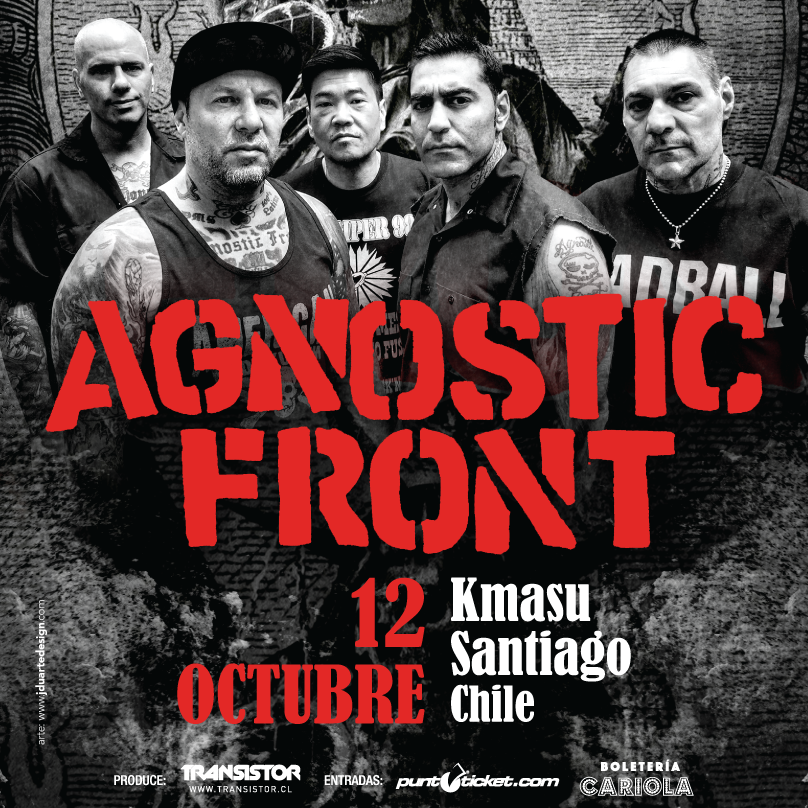 Agnostic Front agendó show en Santiago para octubre