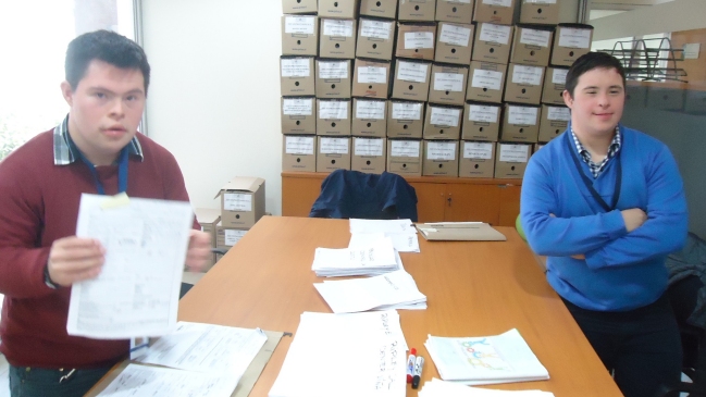 Jóvenes con discapacidad intelectual realizan prácticas para lograr inserción laboral